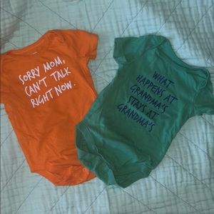 2 Baby Onesies